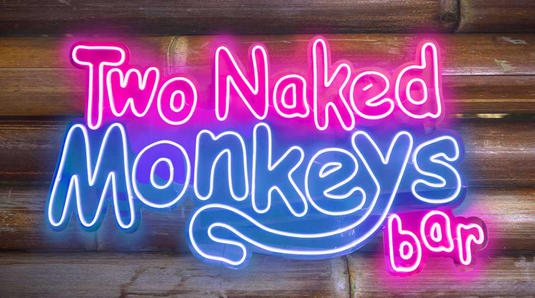 TWO NAKED MONKEYS BAR 